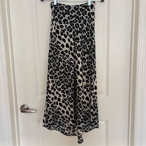 Zara Leopard Print Women's Skirt XS